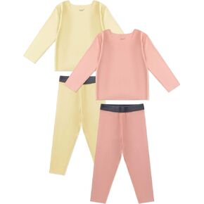 RRP Toddler Pajamas Set - Rayon of Lyocell - Unisex Infant Soft Comfy Sleepwear - 4pcs Set - 12M-5T