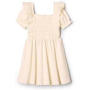 Amazon Essentials x Sofia Grainge Toddlers and Baby Girls' Embroidered Knit Dress in Kuwait