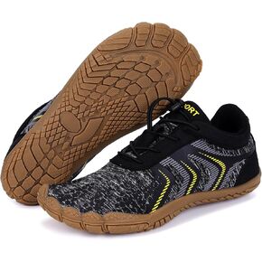 HiGropcore Hike Footwear، أحذية حافي القدمين للنساء والرجال، أحذية الجري البسيطة، صندوق عريض من الأمام، بدون قطرة، أحذية المشي لمسافات طويلة خفيفة الوزن وقابلة للتنفس