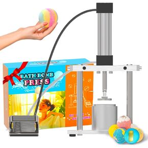 Bath Bomb Press Machine Bath Bomb Molds, Making Gifts for Women Pneumatic Bath Bomb Press Machine for DIY, Handmade, Business, Beginners, Birthday Gifts for Her Christmas Gifts for Women Mom