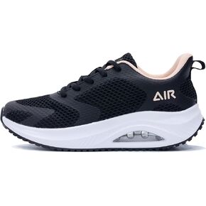 Women's Walking Shoes Air Cushion Comfortable Plantar Fasciitis Tennis Sneakers Non-Slip Breathable Orthotic Shoe for Foot Heel Pain Relief Size US 6-11