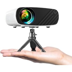 4K Projector with Wifi and Bluetooth, ELEPHAS Outdoor Movie Projector with NETFLIX/Prime Video/YouTube Built-in, 100,000+ Apps Supported, Video Projector Compatible with HDMI/USB/iOS/Android/Windows