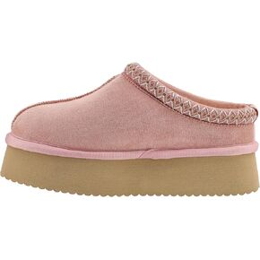 Corkys Footwear Pillow Talk 1. 75 بوصة نعال منصة، بطانة من الفرو الصناعي، أحذية مريحة للاستخدام الداخلي والخارجي لفصلي الخريف والشتاء