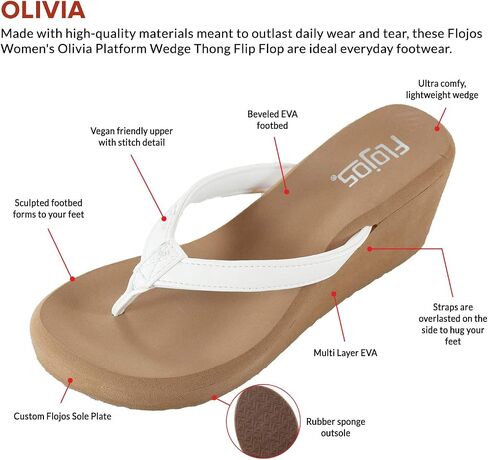 Flojos Women's Olivia Flip-Flop in Kuwait