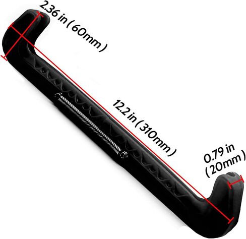 2PCS Hard Adjustable Ice Skate Guards Protective Hockey Skating Blade Walking Covers Skate Protector for Figure Skating Soft Skate Blade Covers (Rose Pink) in Saudi Arabia