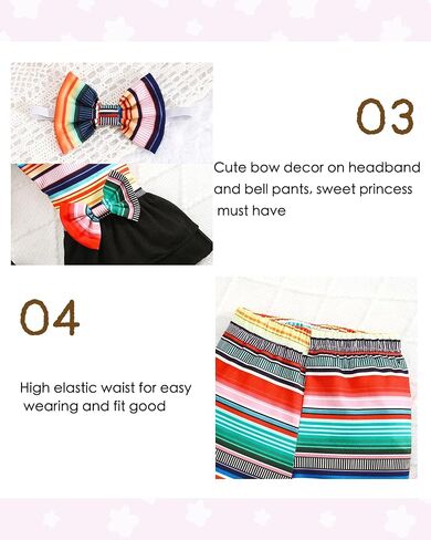 Baby Girls' 3-Pack Clothing Sets Long Sleeve Sweatshirts and Jogger Pants with Headdband for age 6M-3T in Saudi Arabia
