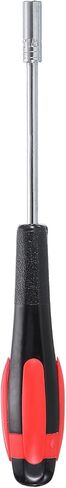 HARFINGTON Metric Nut Driver 5mm Dia 75mm Shank Non-Magnetic 6 Point Hex Socket Screwdriver with Non-Slip Handle for Tightening and Loosening Fasteners in Saudi Arabia