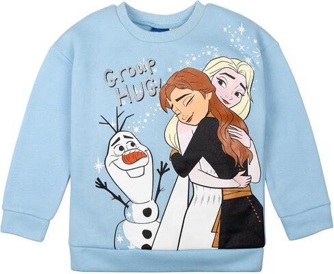 Disney Frozen Princess Anna Elsa Baby Girls Sweatshirt and Leggings Outfit Set Infant to Big Kid in Kuwait