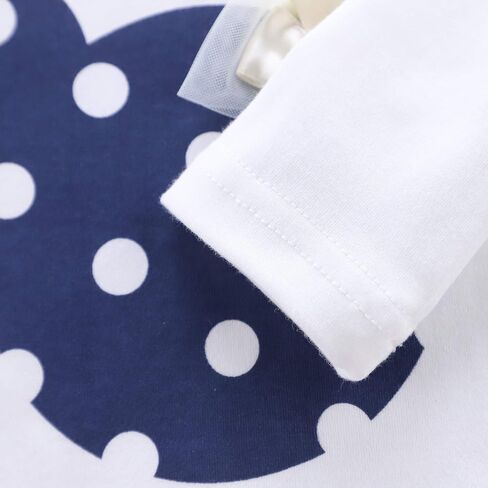 Baby Girl Clothes, 3 Pieces Long Sleeved Cute Toddler Infant Outfits Kids Tops and Pants Set in Saudi Arabia