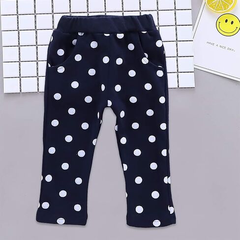 Baby Girl Clothes, 3 Pieces Long Sleeved Cute Toddler Infant Outfits Kids Tops and Pants Set in Saudi Arabia