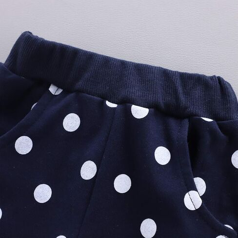 Baby Girl Clothes, 3 Pieces Long Sleeved Cute Toddler Infant Outfits Kids Tops and Pants Set in Saudi Arabia