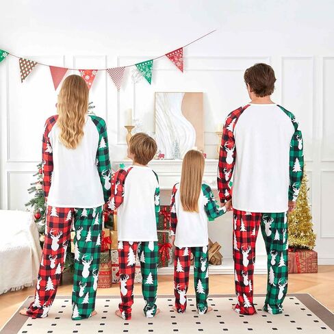 Christmas Family Pajamas Matching Sets, Matching Christmas Pjs For Family and Dog, Holidays Jammies Family Pjs Set in Saudi Arabia