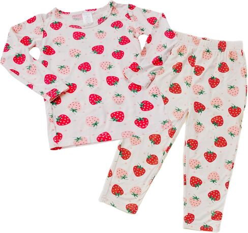 Toddler Pajamas Soft Baby Pajamas 2 Piece Sleepwear Set Toddler PJs, Viscose from bamboo (2t-5t) in Saudi Arabia