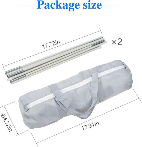 Baby Crib Tent Safety Net, Durable Strong Self-Locking Zippers, Protects from Climbing Out and, Insects, Mosquitoes, Installs with Rods (Crib 52.25" - 28.25") in Saudi Arabia