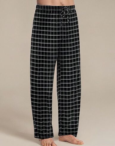 Hanes Men's ComfortSoft Cotton Printed Lounge Pants, 31" Inseam, Pockets, Drawstring/Elastic Waist in Kuwait