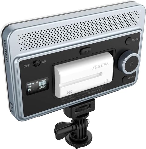 VILTROX 18W 2800K-6800K CRI 95+ On Camera LED Panel Video Light, 1800LUM Smartphone Control LED Key Light, Dimmable Photography Fill-in Lamp 10 Lighting Effects for Photography YouTube Tiktok in Saudi Arabia