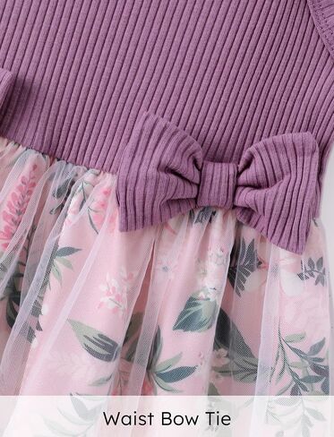 PATPAT Toddler Baby Girls Dress and Cardigan Mesh Sleeveless Playwear Dress and Ruffle Shrug with Headband in Kuwait