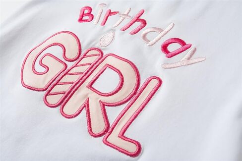 Mud Kingdom Little Girls Birthday Outfit Embroidered T-Shirt and Tutu Skirt Set with Unicorn Headband in Saudi Arabia