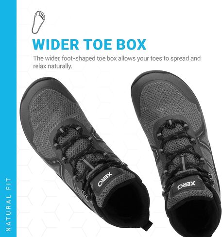 Xero Shoes Barefoot Hiking Shoes for Women | Xcursion Fusion Waterproof Hiking Boots | Zero Drop Shoes for Women, Wide Toe Box, Minimalist in Kuwait