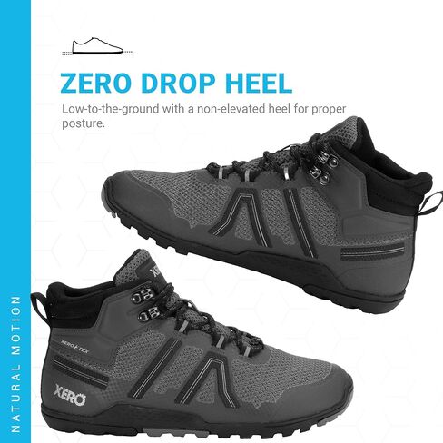 Xero Shoes Barefoot Hiking Shoes for Women | Xcursion Fusion Waterproof Hiking Boots | Zero Drop Shoes for Women, Wide Toe Box, Minimalist in Kuwait