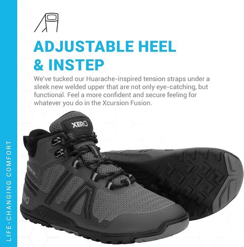 Xero Shoes Barefoot Hiking Shoes for Women | Xcursion Fusion Waterproof Hiking Boots | Zero Drop Shoes for Women, Wide Toe Box, Minimalist in Kuwait
