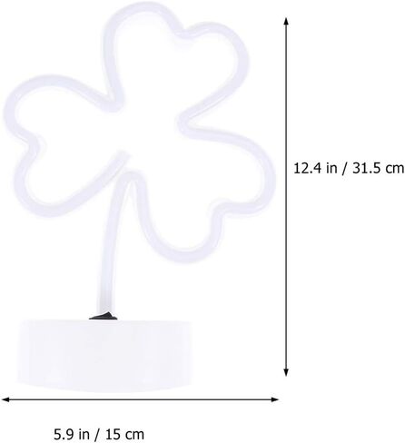 LED Heart Shaped Neon Night Lights Warm White Neon Lamp USB & Battery Powered Hanging Wedding Sign Novelty Indoor Lamps Decor Birthday Party Christmas Party Kids Room Living Room Bedroom or Bar in Saudi Arabia