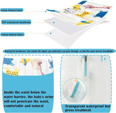 Training Pants, Baby Diaper Pants, Night Leak Proof, Potty Training Pants,0-4, 4-8T in Saudi Arabia