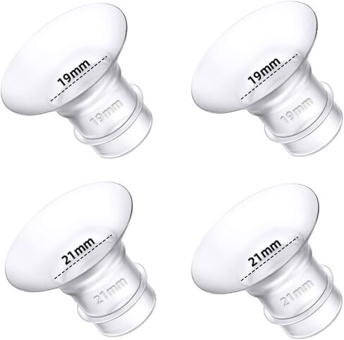 حشوات شفة 13/15/17/19/21 مم لـ Medela، دروع/فلنجات Spectra 24 مم، متوافقة مع TSRETE، CPPSLEE، Momcozy S9/S9Pro/S12/S12Pro مضخة الثدي القابلة للارتداء، تقلل نفق الحلمة 24 مم إلى 5 قطع in Saudi Arabia