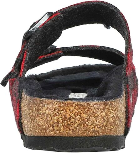 صنادل Arizona Shearling للرجال من Birkenstock، صوف أحمر، 13-13.5 للنساء/11-11.5 للرجال in Saudi Arabia