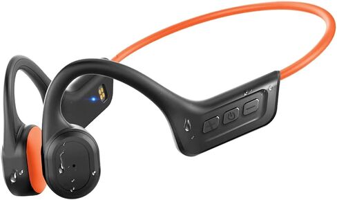 Bone Conduction Headphones,IPX7 Waterproof Wireless Running Earbuds,Open Ear Headphones Bluetooth 5.3 with Mic,10H Playtime for Running,Cycling,Hiking,Gym,Workout. (Gray) in Saudi Arabia