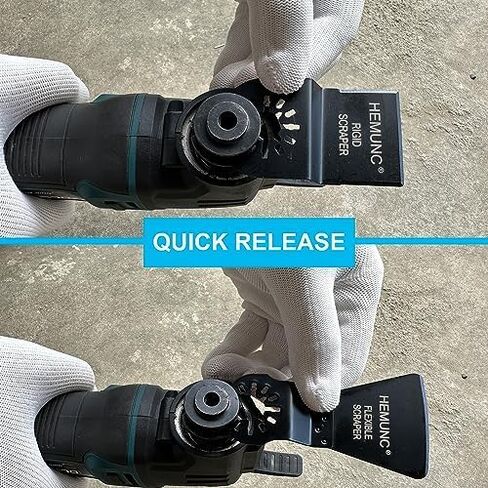 6 Oscillating Tool Scraper Blades Flexible Rigid Scraper Blade, for Removal of Caulk,Vinyl Flooring,Paint,Carpet,Tile Adhesives in Kuwait