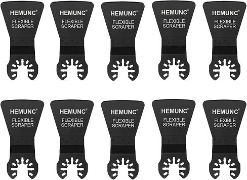 6 Oscillating Tool Scraper Blades Flexible Rigid Scraper Blade, for Removal of Caulk,Vinyl Flooring,Paint,Carpet,Tile Adhesives in Kuwait