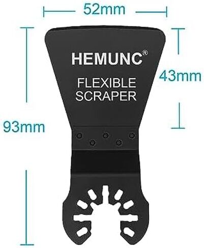 6 Oscillating Tool Scraper Blades Flexible Rigid Scraper Blade, for Removal of Caulk,Vinyl Flooring,Paint,Carpet,Tile Adhesives in Kuwait