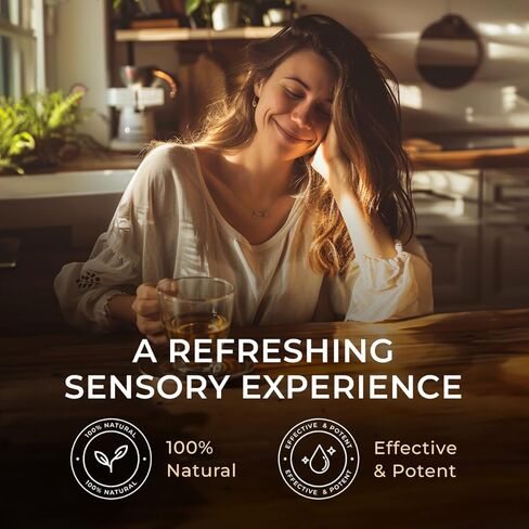 Gya Labs Peppermint Essential Oil for Diffuser & Hair - Huge 4 Fl Oz - 100% Pure Natural Peppermint Mint Oil for Skin, Body - with Herbal Tea, Mint Tea & Mint Caffeine Free Tea in Saudi Arabia