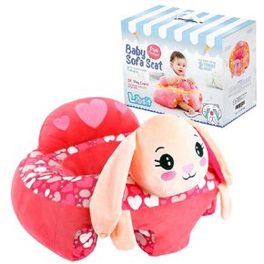 Baby-Sofa-Chair-Floor-Seat Baby-sit-me-up-Floor-seat Baby Learn Sitting Support Seats for Babies Pillow Bouncers Portable Bouncy Plush Cute Seat Cushion for 4-16 Months Toddler (Monkey)
