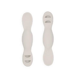 Yeah Baby Goods All You-Tensil (2 Pack) | Silicone Spoon and Dipper for Baby Led Weaning and Purées | Designed by a Feeding Specialist to Support Baby’s Development | 4+ Months (Faded Jade) in Saudi Arabia