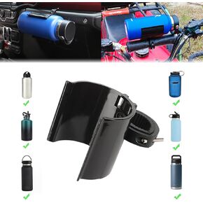 Z8 Universal Cup Holder, with Metal Clip, Replacement for UTV,ATV,Wrangler,Motorcycle,Bicycle, Boat, etc., Compatible with Yeti ramber36/40 oz, RTIC（Bottle） 36 oz,and Other 3.8"-4" Bottles