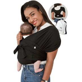 Konny Baby Carrier AirMesh for Cozy Luxury Baby Carrier Wrap, Easy to Wear Baby Wrap Carrier, Perfect Essentials Cloths for Newborn Babies up to 44 lbs, (Mint, XL)