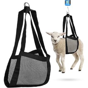 Lamb Sling for Weighing Animals, Calf Scale Hanging Weight Scale Sling, Assist Sling Hang Scale for Weighing Lamb Baby Alpaca Newborn Livestock