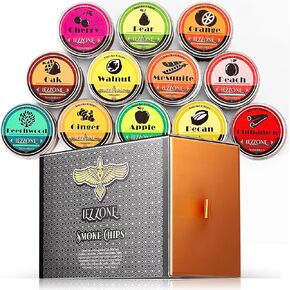 Smoking Wood Chips for Cocktail Smoker Whiskey Smoker 8 Flavors Natural Wood Chips Husband Father's Gift Smoke Gun Cocktails Drinks Food (8 Pack) in Kuwait