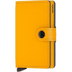 Secrid mini wallet genuine black leather with RFID protection / with one click all cards slide out gradually