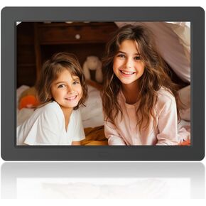 8 Inch Digital Picture Frame, Using USB or SD to Play Photos/Videos/Music, HD IPS Displays Photo Frames with Remote Control, Easys to Use, Gifts for Mom&Dad