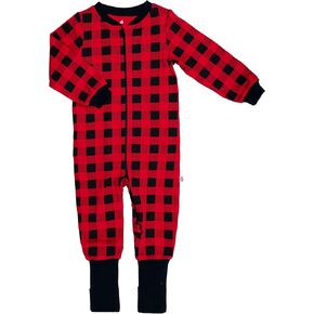 Infant Buffalo Plaid Convertible Foot Sleeper