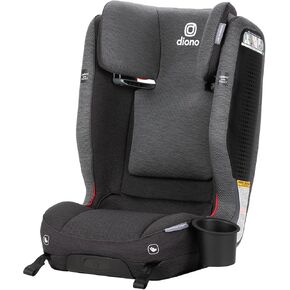 معزز Diono Monterey 6XT SafePlus عالي الظهر، ارتفاع وعرض قابلان للتعديل، مقاس نحيف، سهل التركيب، يناسب الأطفال بوزن 40-120 كجم. (بلاك جيت) in Kuwait