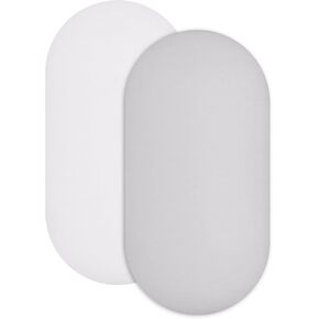 Featherhead™ 2-Pack Fitted Bassinet Sheets for Baby Boy & Girl - 100% Cotton Jersey - 16" x 32" Universal Fit for Oval, Hourglass, and Rectangular Mattress (Grey Polka)