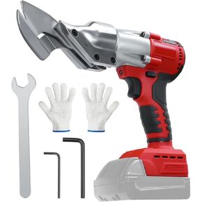 Cordless Metal Shear for Milwaukee 18V Battery, Brushless Electric Metal Scissors for Cutting Stainless Sheet, Metal, Iron, Carpet, Leather, Cardboard (NO Battery)