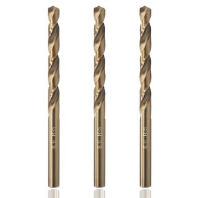 6.9mm Drilling Dia Straight Shank Metric Twist Drill Bit HSS Cobalt Pack of 3