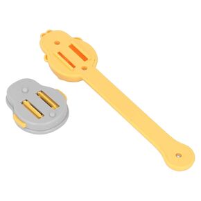 Kids Hand Wash Extender Universal Fit Easy to Install Promote Independence Cartoon Animal Design, with Switch Extension for Kids Faucet Handle Extender (Locke Yellow)