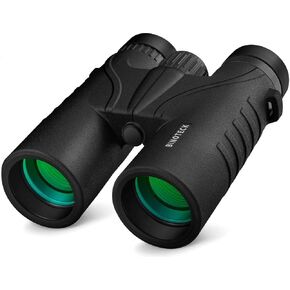 10x42 Binoculars for Adults - Professional HD Roof BAK4 Prism Lens Binoculars for Bird Watching, Hunting, Travel, Sports, Opera, Concert, with Carrying Bag (1.0 lbs)