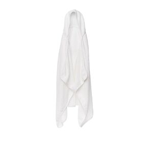 Lalo The Hooded Towel - 100% Organic Cotton, Soft on Sensitive Skin, Cozy & Absorbent, Machine Washable Baby Hooded Bath Towel - Coconut
